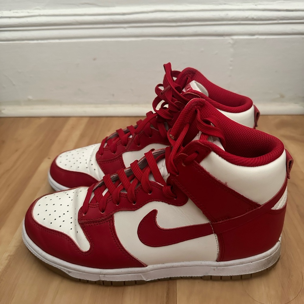 Nike Red and White Sneakers